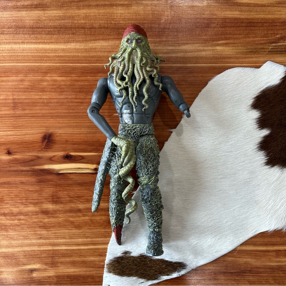 Disney Pirates Of The Caribbean Davy Jones Action Figure 12” Incomplete Untested